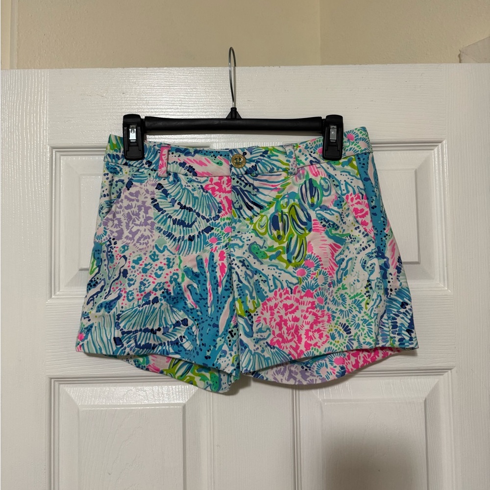 Lilly Pulitzer Callahan Shorts Sink or Swim Size 00